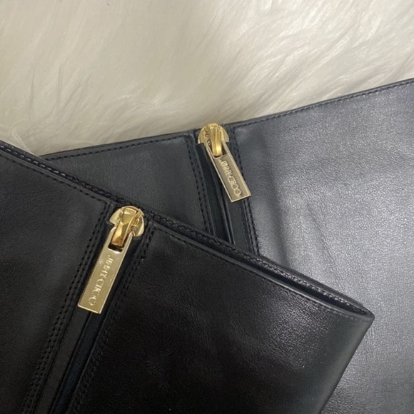 Jimmy Choo Shiny calfskin Mahesa 85 Knee high boots size 38.5 - Picture 6 of 13